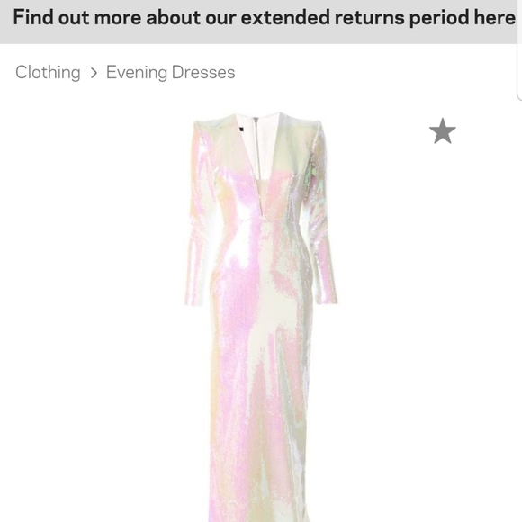 Alex Perry white gown - Picture 4 of 5